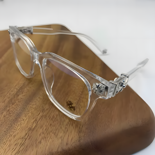 Chrome Glasses Clear